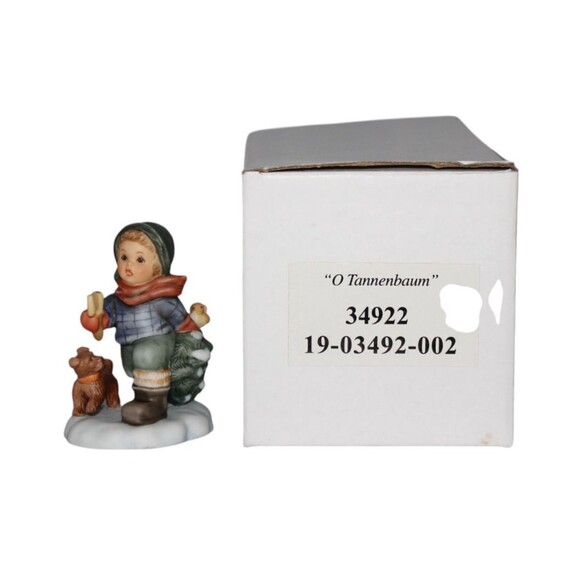Goebel Hummel "O Tannenbaum" Porcelain Figurine Original Box COA - Picture 1 of 8